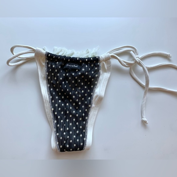 Polka Dot Brazilian Bikini Bottom - Picture 2 of 3